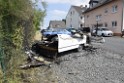 Wohnwagen abgebrannt Koeln Porz Langel Jakob Engelstr P05